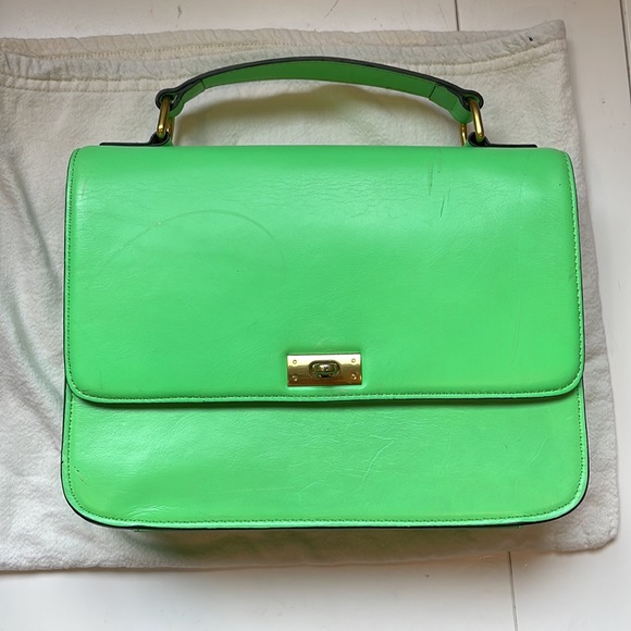 JCrew Neon Green Lady Purse - Picture 9 of 13